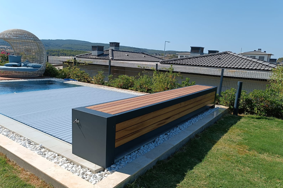 Kapalı Bank Tipi Havuz Panjuru